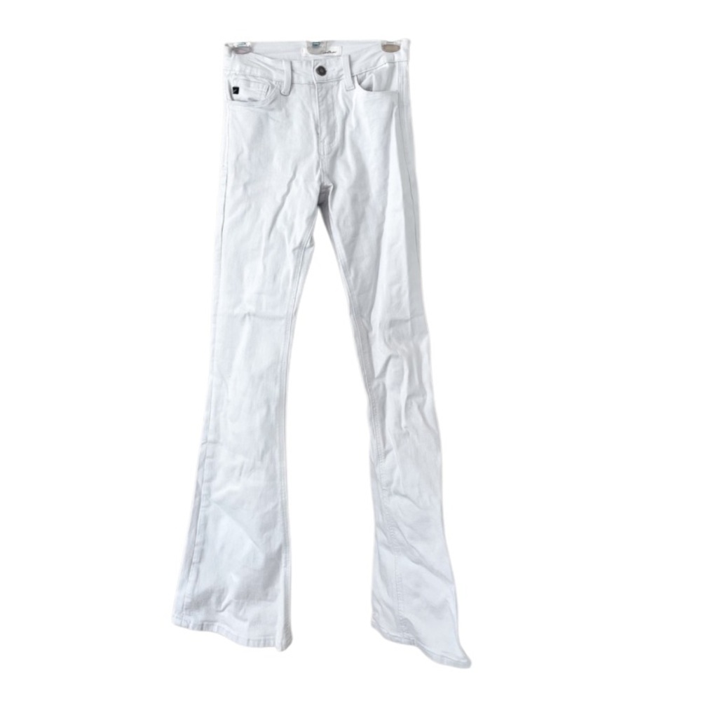 Kancan Women's White Flared Jeans
